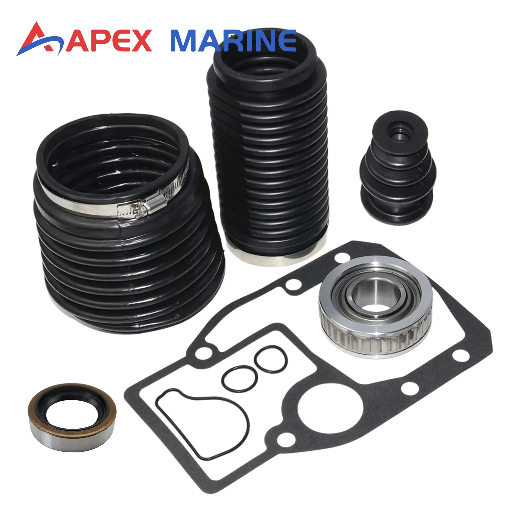 Комплект сильфонов двигателя Volvo Penta OMC Cobra SX-S SX-C SX-R SX-M DP-S с подшипником карданного вала и сальником 3841481 3850426 3852548 911826