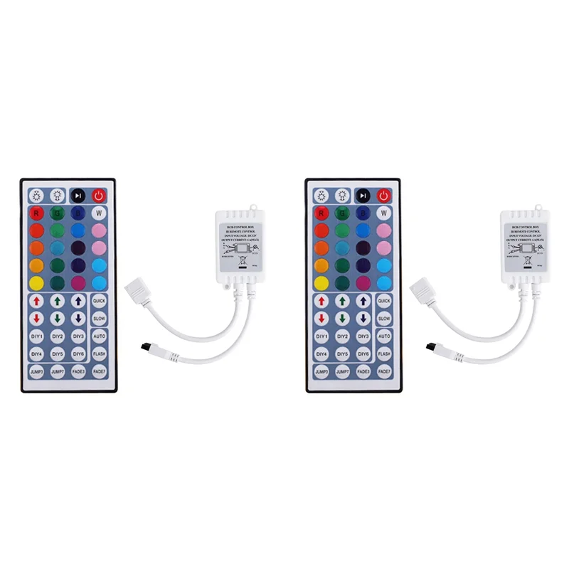 AS95-2X DC12V светодиодный контроллер + 44 клавиши дистанционного управления RGB блок управления ИК-контроллер ленты для 5050 2835 RGB световой ленты