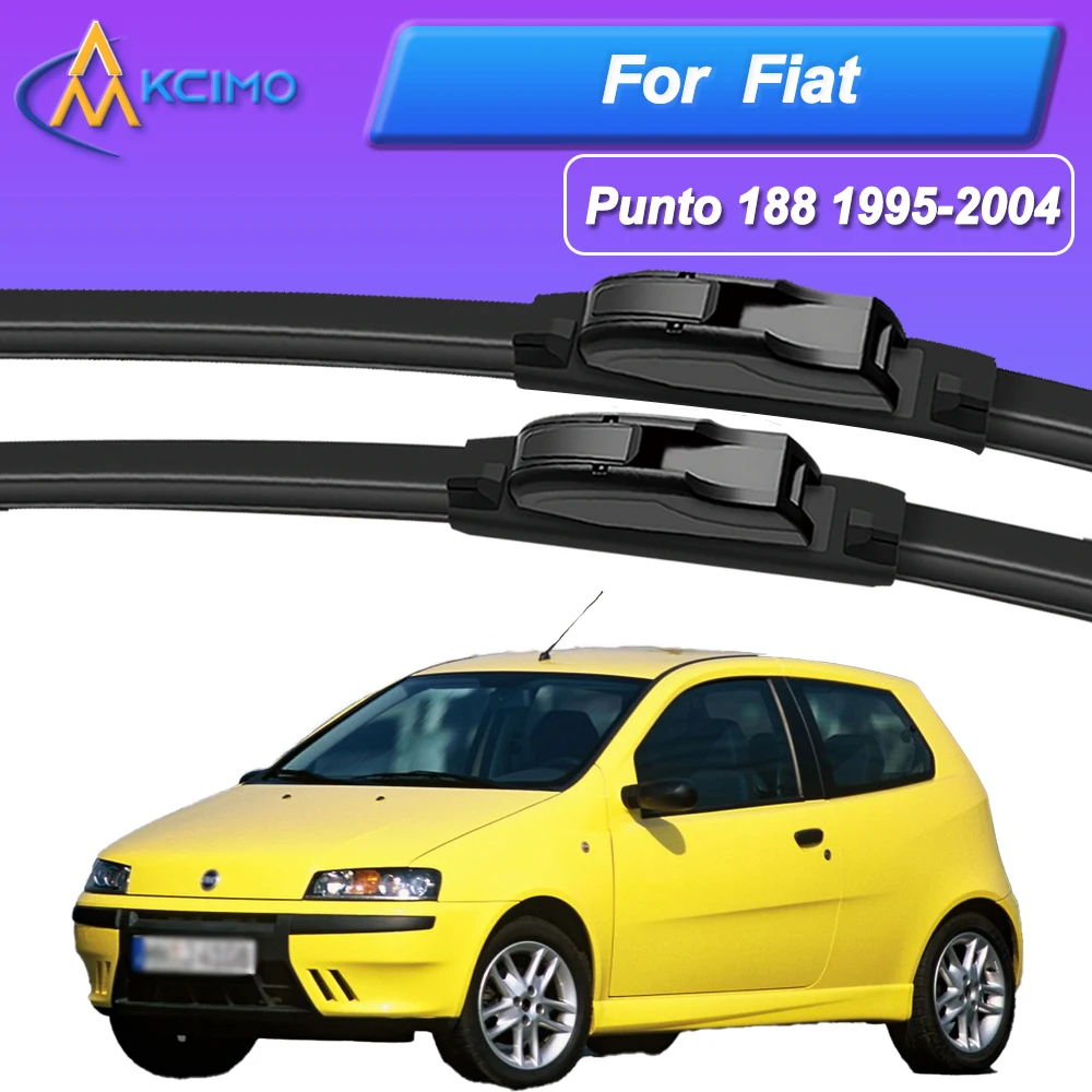 

Silicone Car Wiper Blades for Fiat Punto 188 1999-2010 - All Weather Silent Wiper Blades, Quick Release Clip