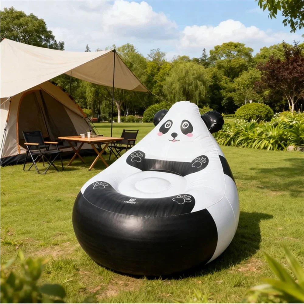 أريكة قابلة للنفخ من مادة PVC الكرتونية للأطفال، أريكة مريحة محمولة، مقعد ناعم ممتع للأطفال #6