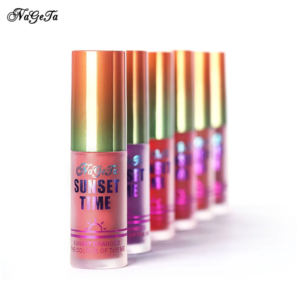 Weihnachten Limited Edition 6 Farben sexy Frauen Lippenstift wasserdicht langlebige matte Antihaft-Tasse Lip gloss Make-up Maquiagem