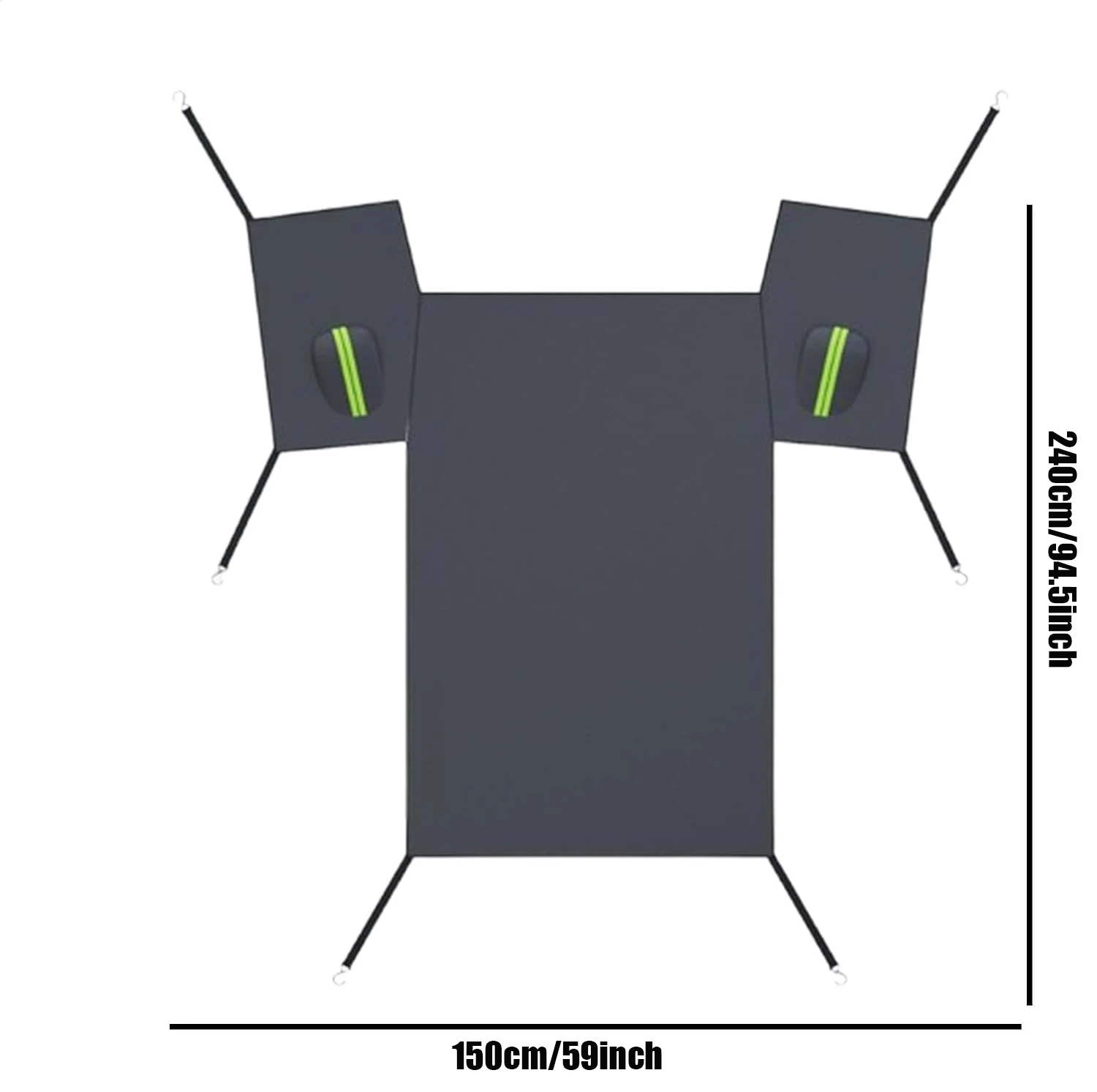 سيارة الشتاء المضادة للتجميد غطاء السيارات الجبهة الزجاج الأمامي الثلوج الصقيع الوقاية من الشمس حماية ظلة العزل الحراري غطاء السيارة #6