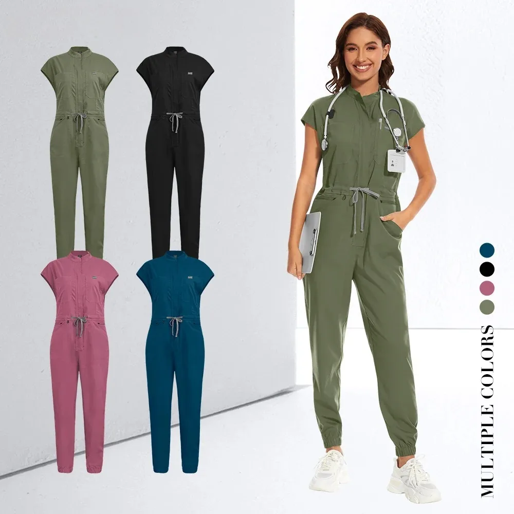 

Modern Women's Slim-Fit Jumpsuit - Breathable & Fashionable One-Piece for Office Commute Daily Wear