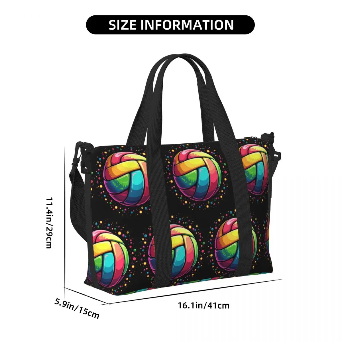 حقيبة سفر على الشاطئ على شكل كرة طائرة، حقائب حمل ذات سعة كبيرة لصالة الألعاب الرياضية للنساء، حقيبة كتف واق من المطر للتسوق