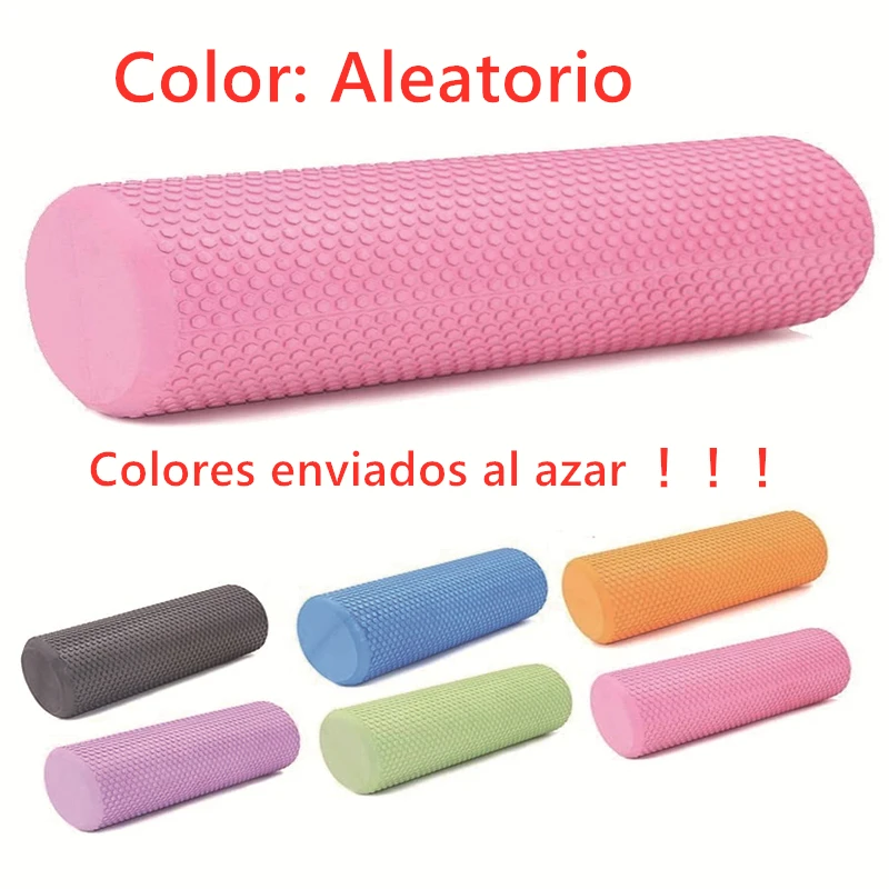 (Random Color ) Mini Yoga Foam Roller Gym Fitness Back Roller Pilates Yoga Exercise Muscle Massage Roller Eva Yoga Block