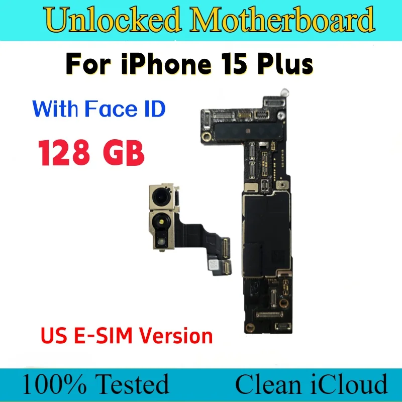 iPhone 15 Pro Max Motherboard Unlocked with Face ID