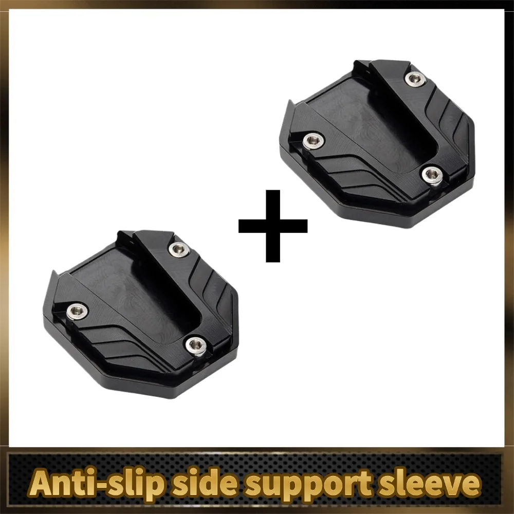 

1pair Aluminum Alloy Motorcycle Bike Kickstand Extender Foot Side Stand Extension Foot Pad Support Plate Motorbike Accessories