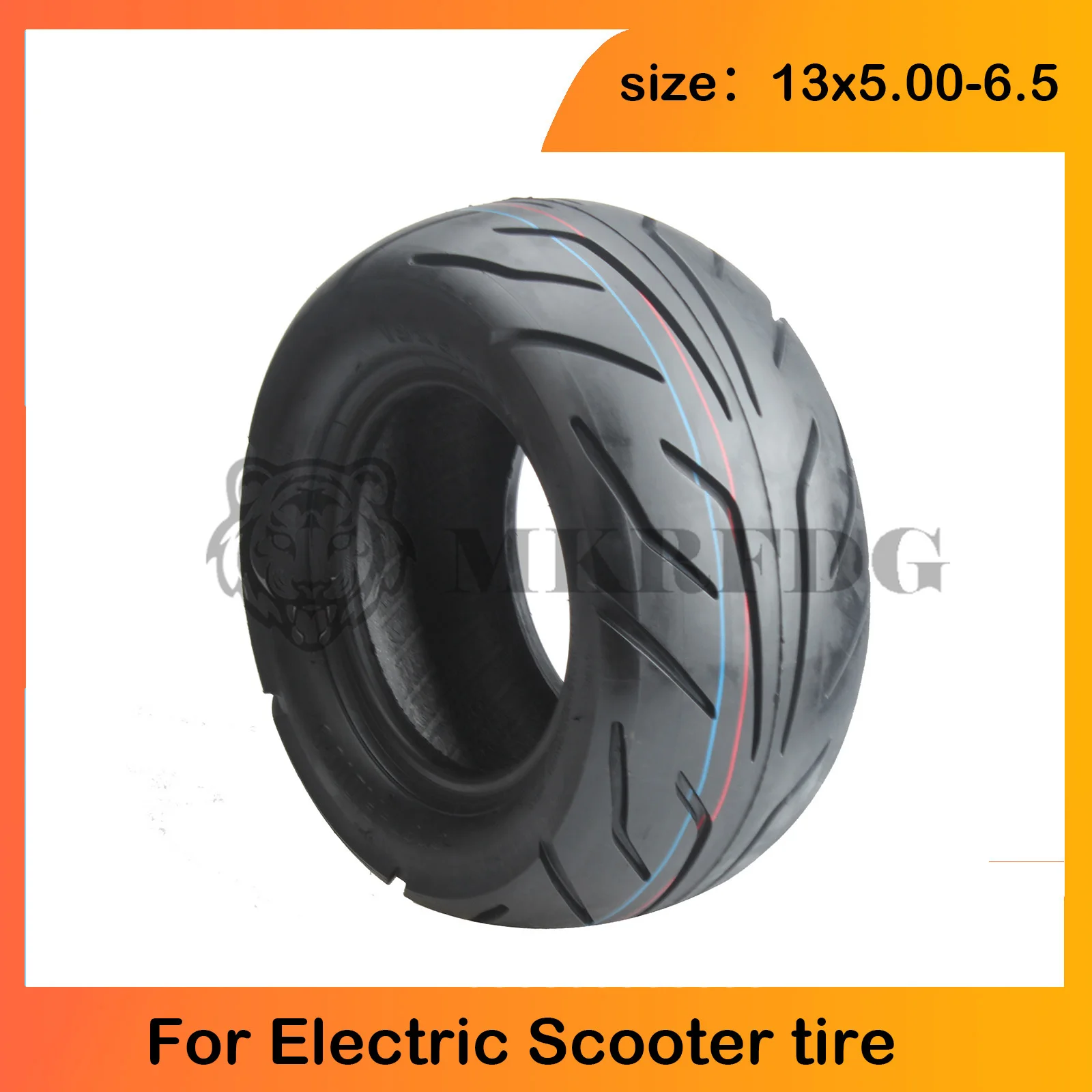 13 Inch 13x5.00-6.5 Tubeless Tyre for Go-Kart Scooters Motorcycle FLJ K6 Tire Vacuum Tire Wheel Scooter