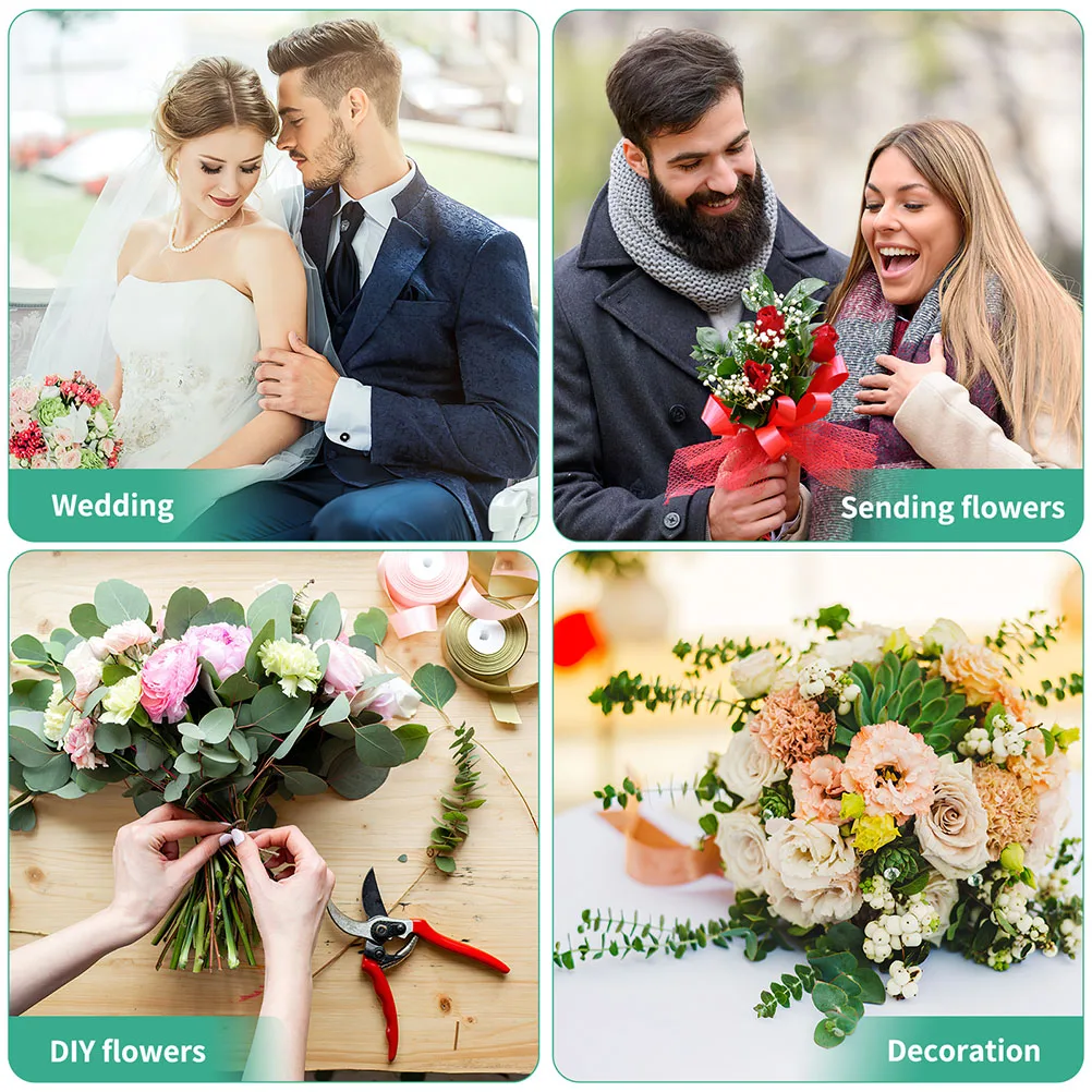 

3Pcs Wedding Floral Bouquet Holders Bridal Foam Handle Flower DIY Bouquet Holder for Bridal Flower Arrangement Wedding Party