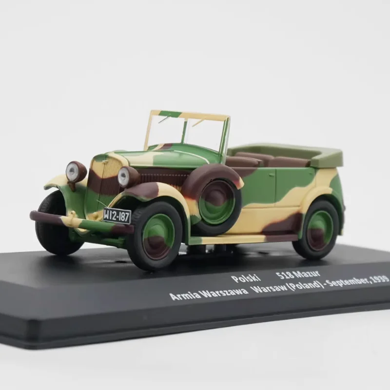 IXO Modellino in Scala 1:43 in Lega, Veicolo Militare 518 Mazur 1939, Giocattolo da Collezione, Regalo, Esposizione Statica