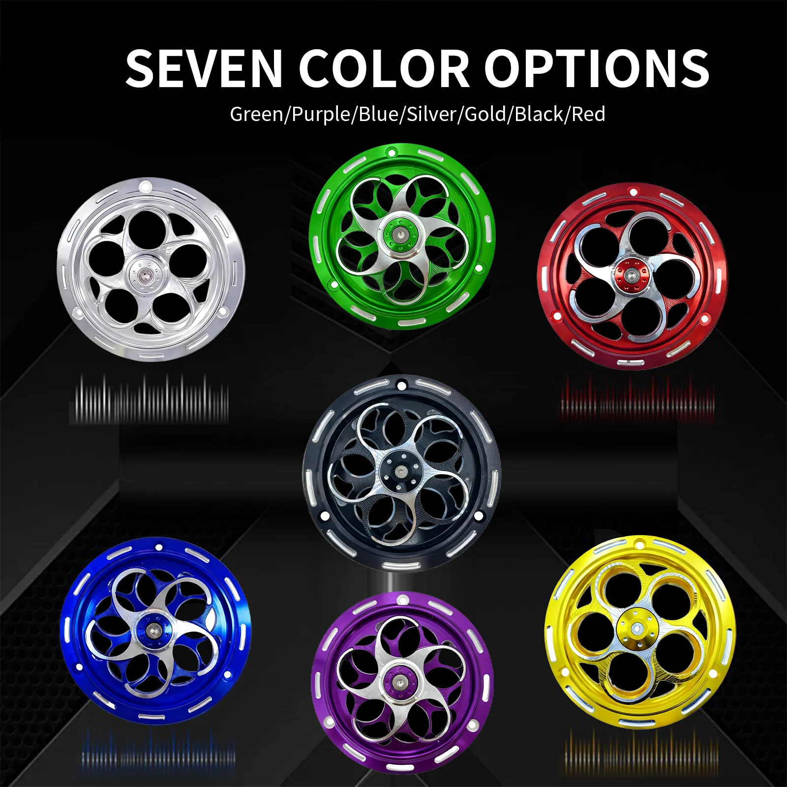 

Cover Aluminum alloy rotating cooling fan cover Motorcycle Modification Parts for Spring Sprint 150