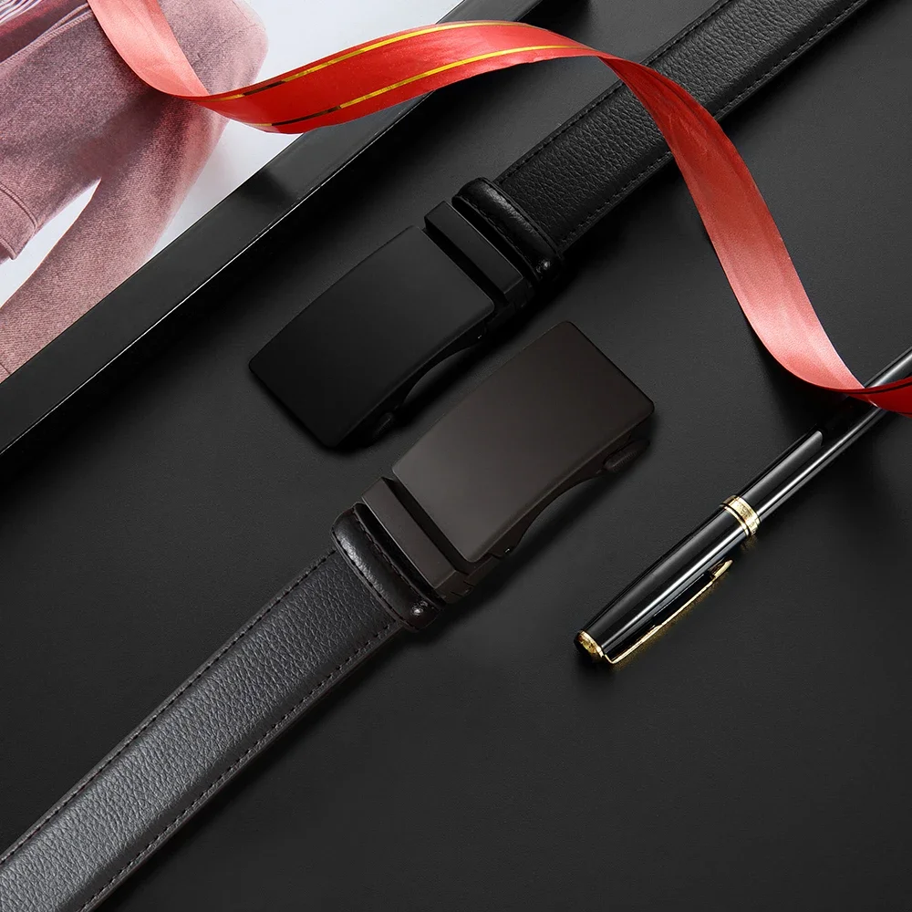 حزام أعمال للرجال، تصميم العلامة التجارية الفاخرة المعروفة، مشبك معدني كلاسيكي من الجلد، حزام عالي الجودة، حزام كاوبوي بانك كاجوال