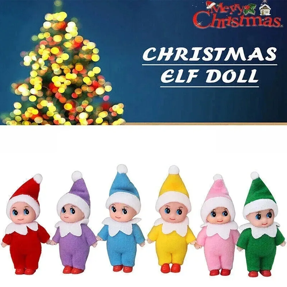 Adornos Navideños de Muñecos de Elfo para Bebés, Regalos de Navidad, Decoración de Feliz Navidad, Regalos de Año Nuevo, Regalos para Niños