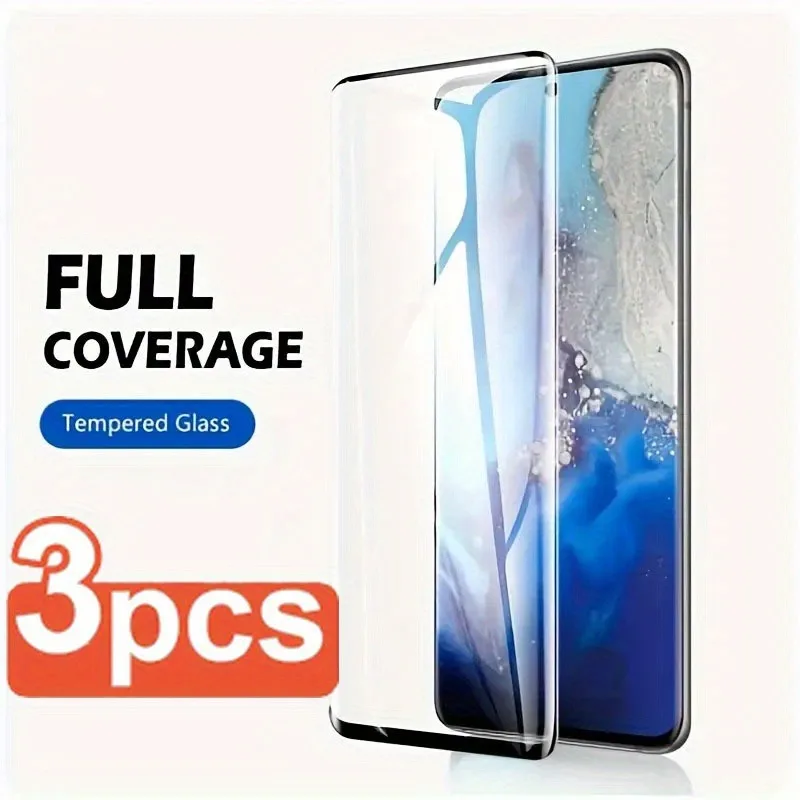 Protecteur d'écran à couverture complète, 3 pièces, pour Samsung Galaxy S21 S22 S23 S24 S25 UItra S24 25 Plus S23 S22 Plus S25 S24 S23 FE