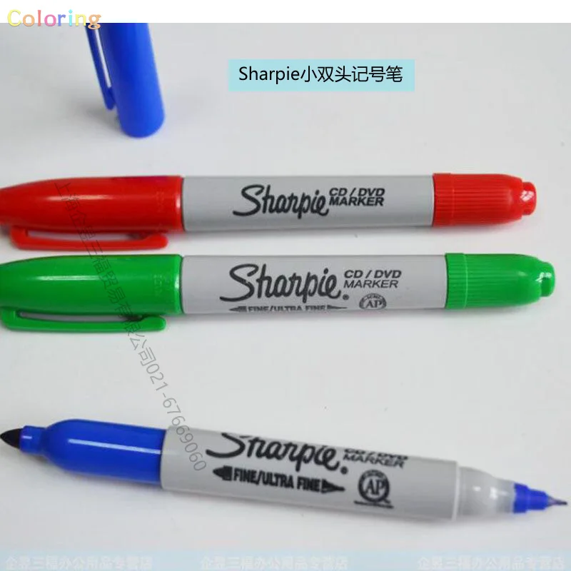 Sharpie 32001 02 03 04 Twin Tip Permanent Markers,Fine and Ultra Fine,Remarkably Resilient Ink Dries Quickly and Resists Fading