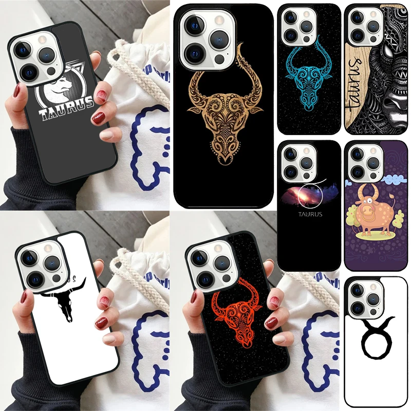 Taurus bull phone Case Cover For iPhone 16 15 14 Plus X XR XS for apple 16 11 12 13 mini Pro Max coque