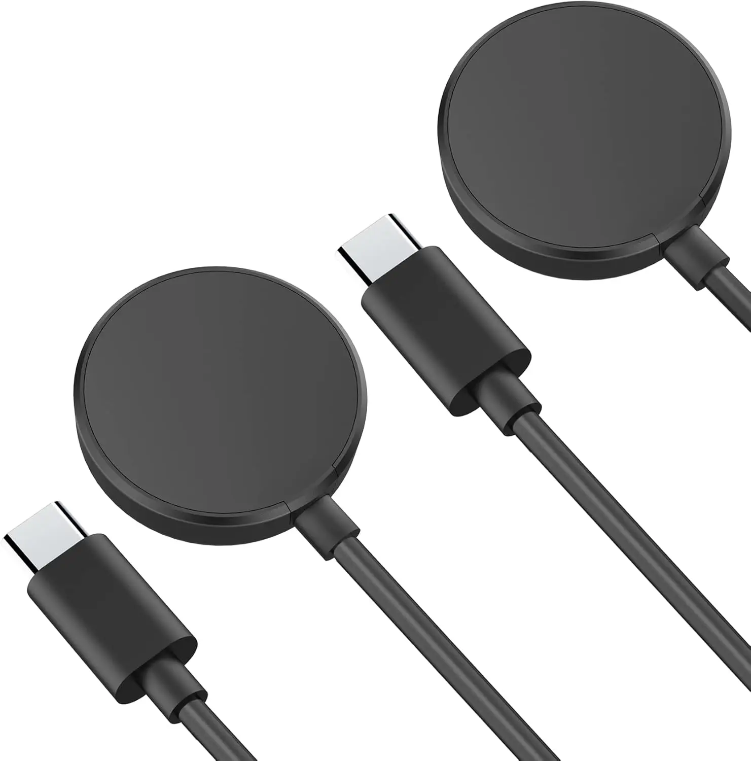 2 Pack for Samsung Galaxy Watch Charger Compatible with Galaxy Watch 8/8 Classic/7/Ultra/6/6 Classic/5/5 Pro/4/4 Classic/3/Activ