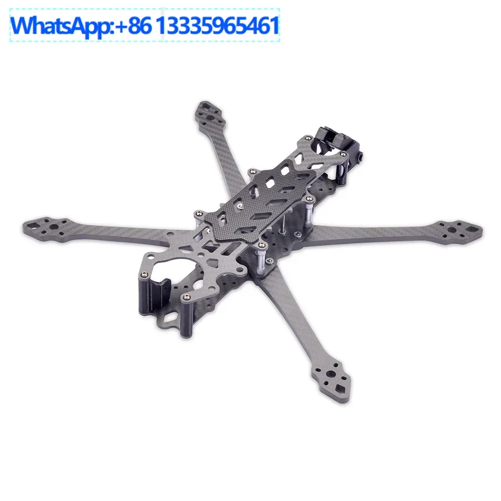 

7-Inch carbon fiber frame crossing machine, model aircraft FPV drone 303mm widened and lengthened, with throwing device