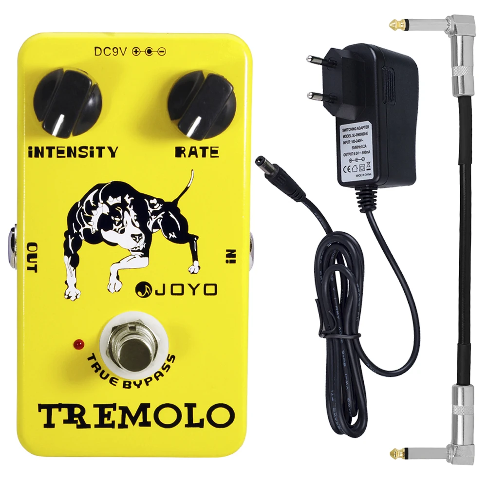 

JOYO педаль для гитарных эффектов JF-09 Tremolo, классический трубчатый усилитель, имитация тремоло, педаль для эффектов, аксессуары и запчасти для гитары