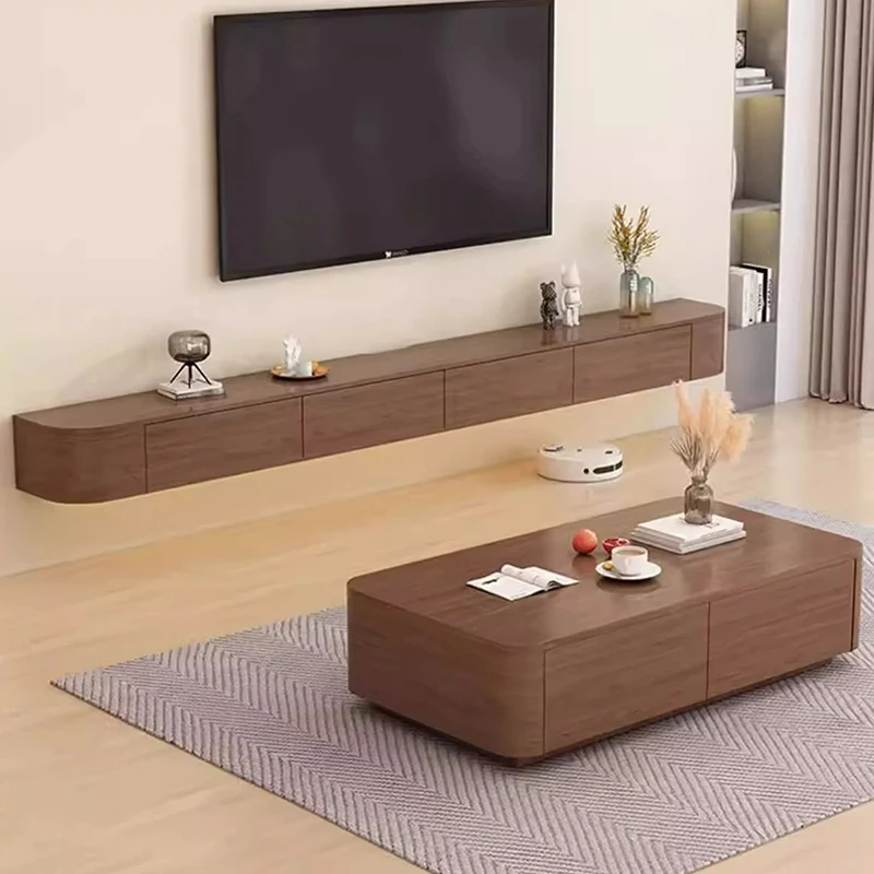 Italian Modern Tv Cabinet Durable Wall Mounted Premium Beauty Tv Cabinet Classic Space saving Meubles De Maison Furniture Home image 6