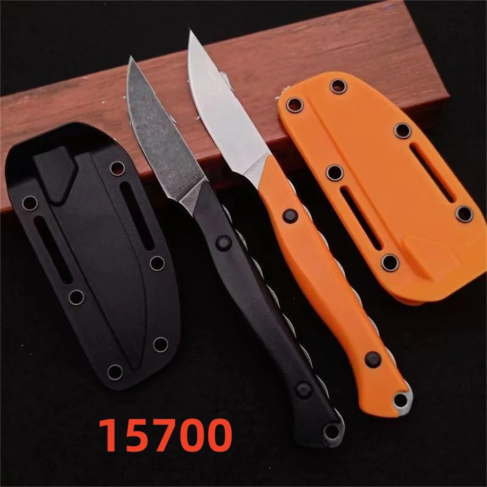 4 Styles BM Undercurrent 18040S Fixed Knife D2 Blade Blue Nylon Fiber Handle Outdoor Tactical Knife Portable Hunting EDC Tool