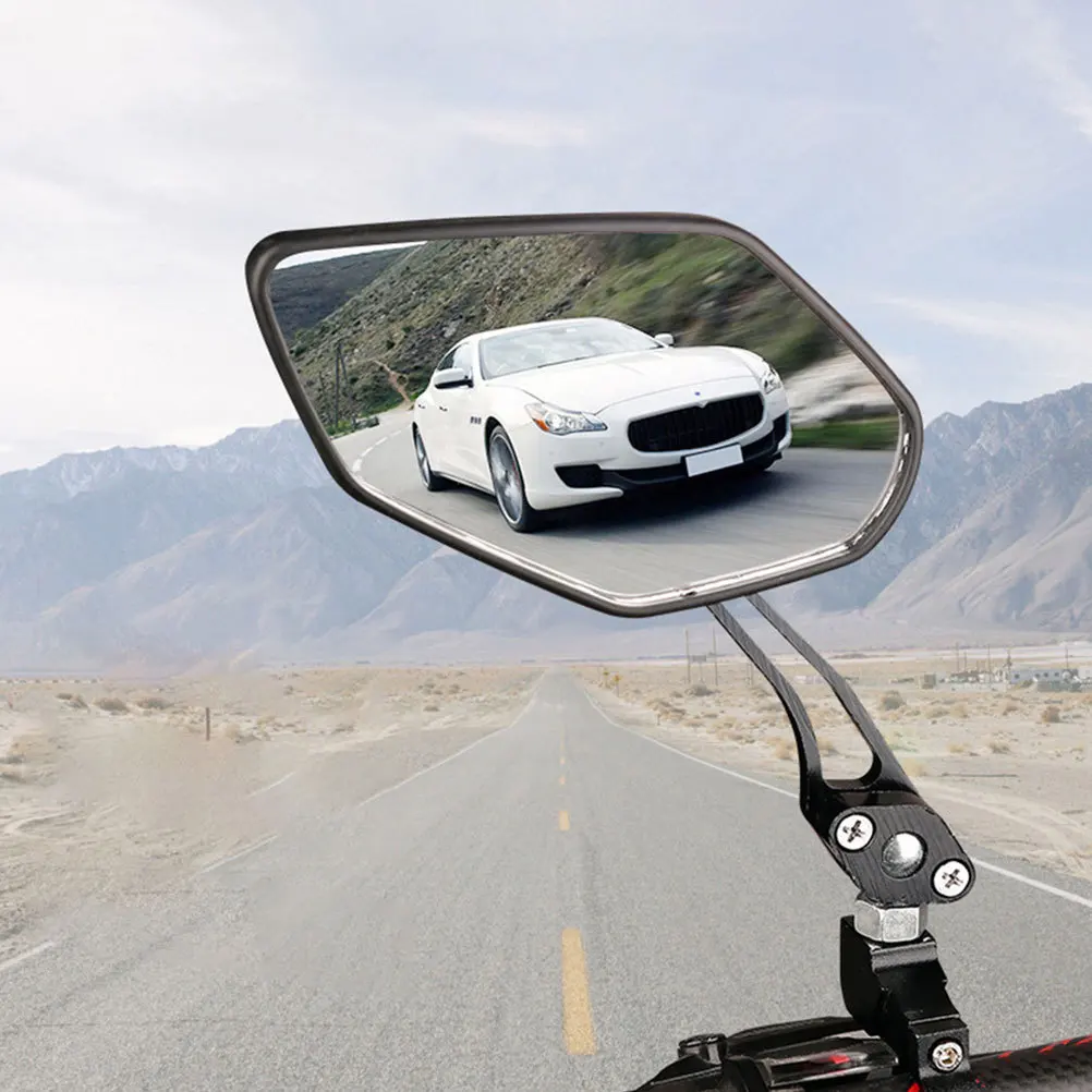 

1Pcs Bike Rearview Mirror High Definition 360 Degree Rotatable Handlebar Mirror Universal Mountain Bike Reflective Cycling