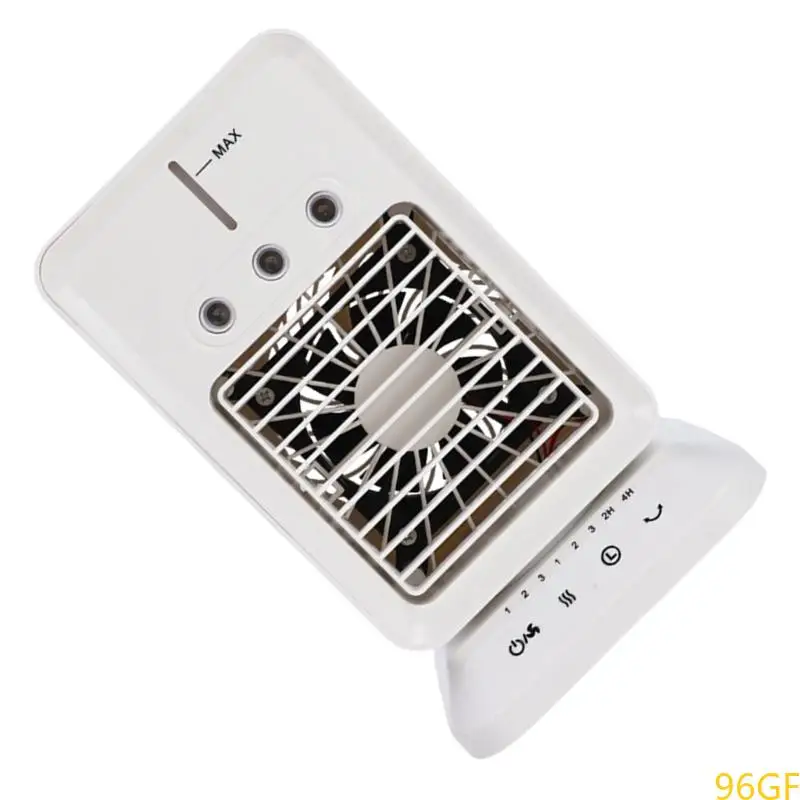 

96GF 3-ступенчатый портативный вентилятор с ночным светом Увлажняющий кондиционер на рабочем столе 300 мл вентилятор с водным