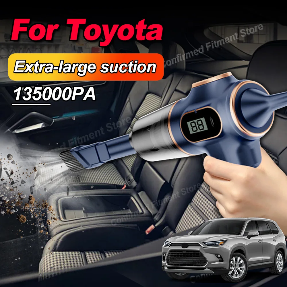 135000PA Car Vacuum Cleaner Mini Powerful Clean Strong Suction For Toyota Avalon Yaris Sequoia Matrix Highlander Venza Prius V