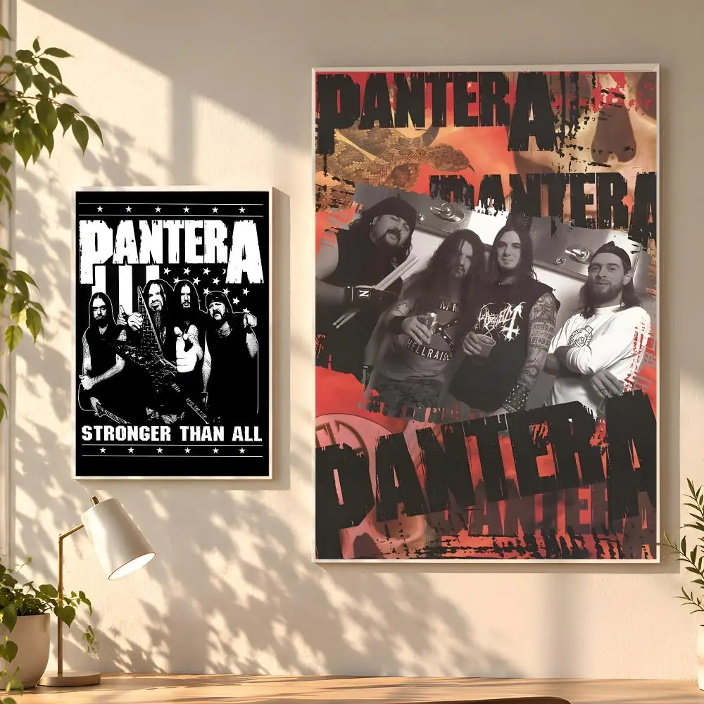 Vintage Pantera Concert Music Poster Creative Room Art For Dorm Bedroom Study Apartment Home Gift