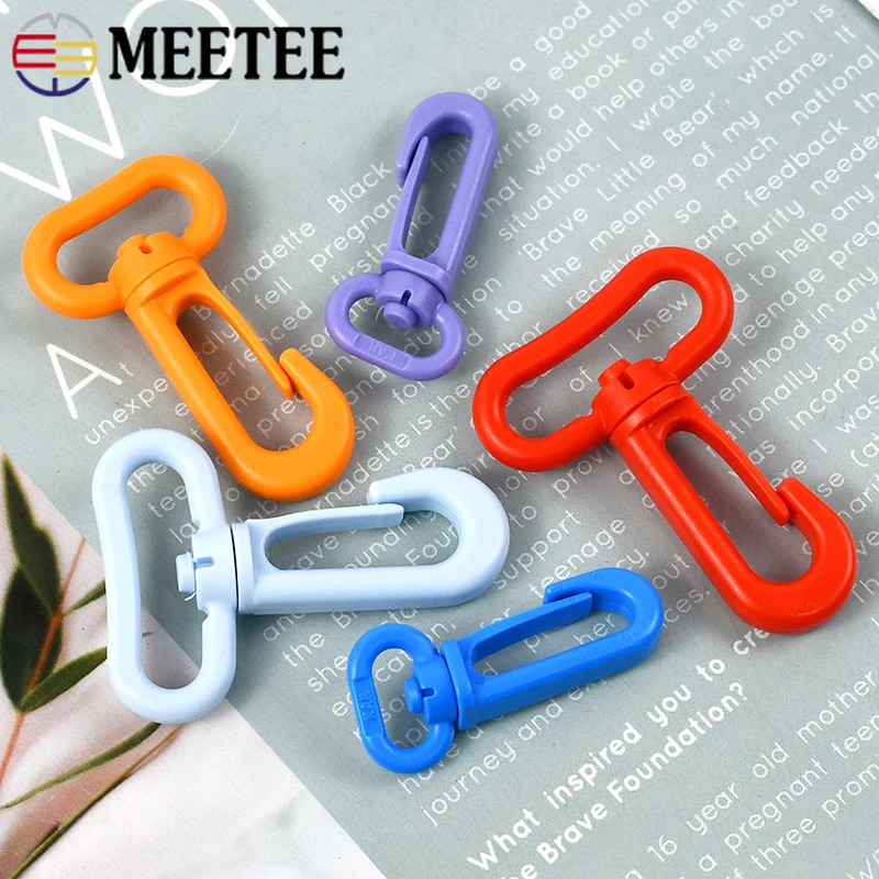 10/20Pcs 13/20/25/31mm Plastic Buckle Rotating Lobster Clasp Bag Strap Snap Clip Hook Dog Collar Carabiner Bags Parts Accessory