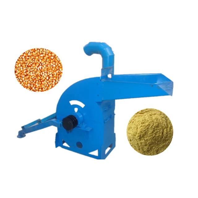 Factory Supply Rice Husk Feed Hammer Mill Diesel