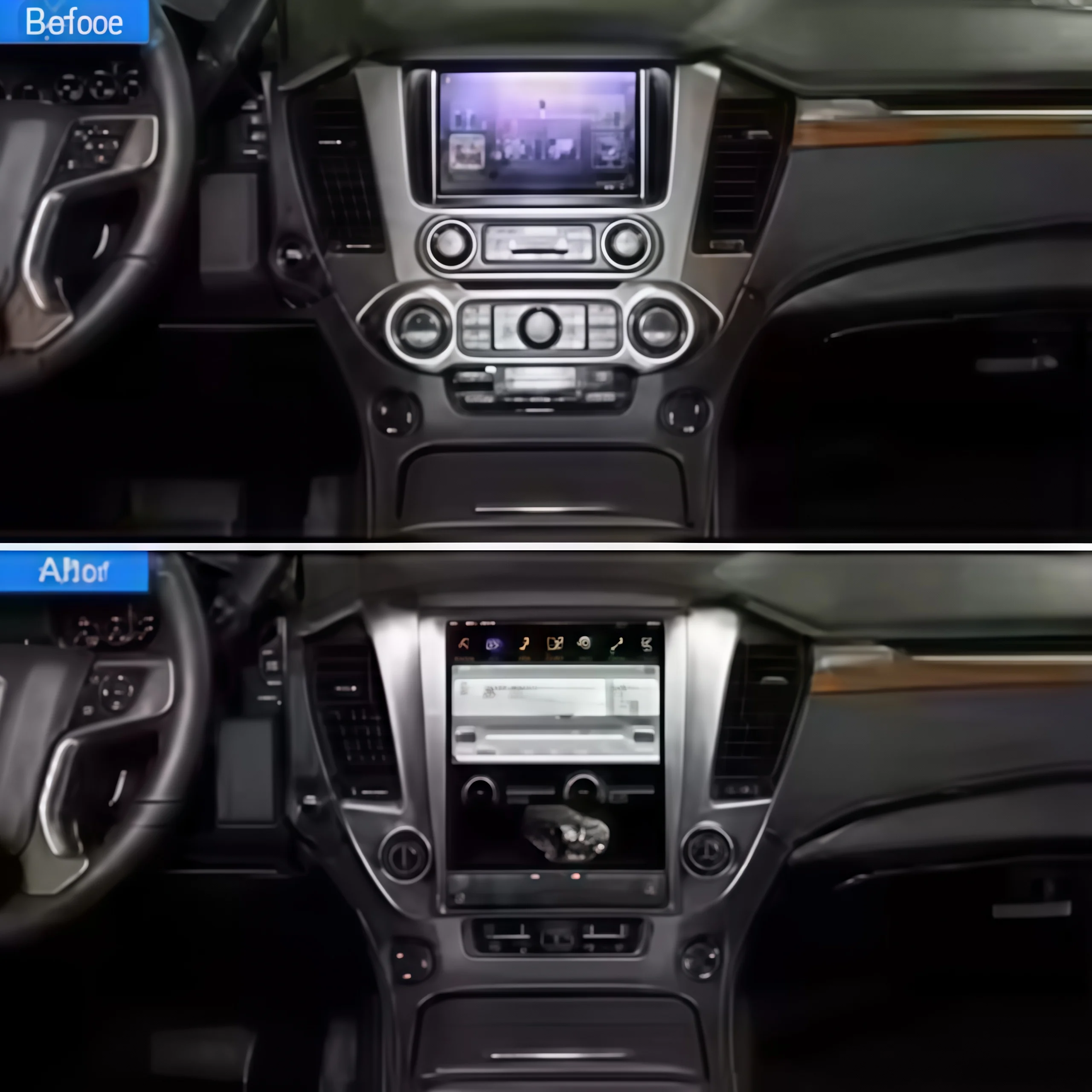 

12,1-дюймовый экран, радиоприемник, автомобильный мультимедийный видеоплеер для Chevrolet Tahoe Suburban GMC Yukon 2015-2020, GPS Carplay Qualcomm Android