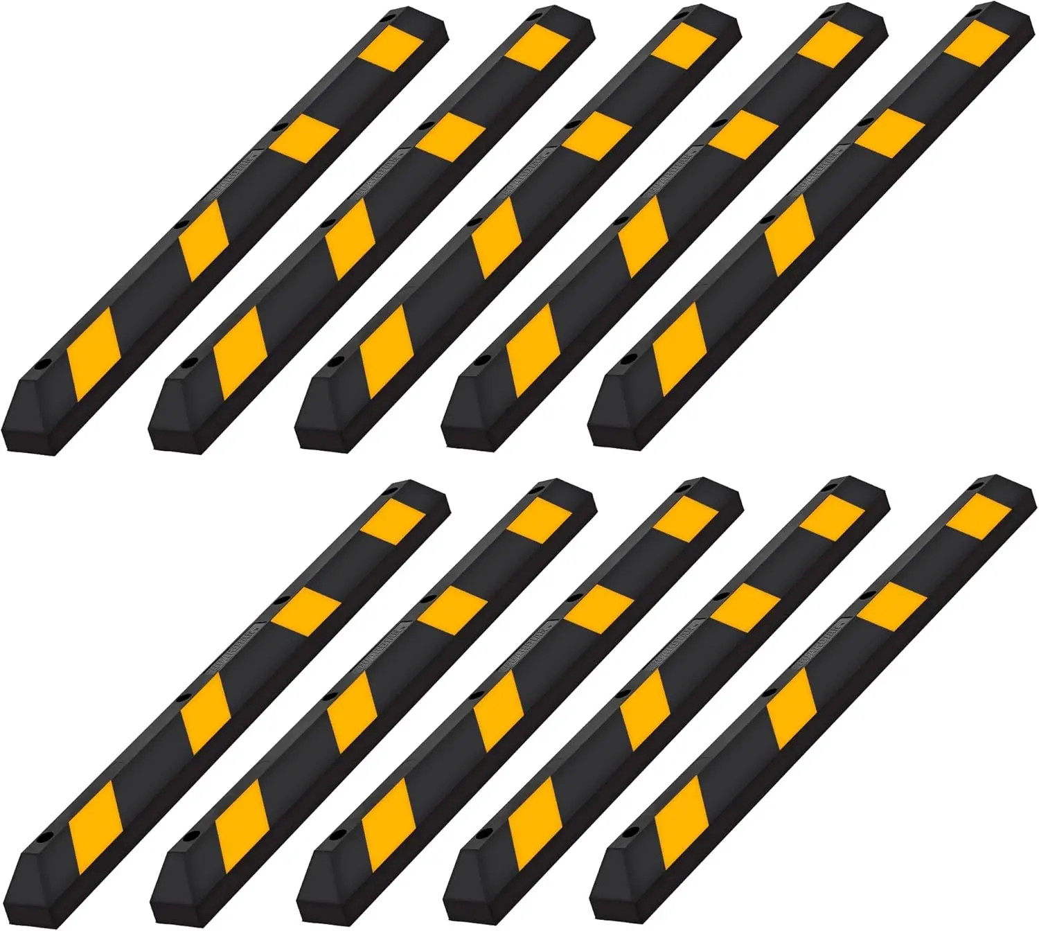 

Holes, 6 Ft, Black/Yellow - Highly Visible Accessory for Car and Passenger Safety - Ideal for Job Sites, Driveways, and Garages