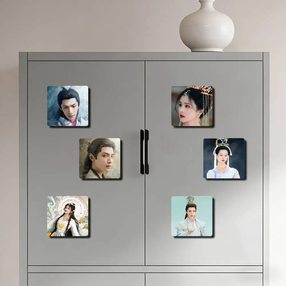 TV Till The End Of The Moon Refrigerator Magnet Personalized Creative Magnetic Stickers With Magnets
