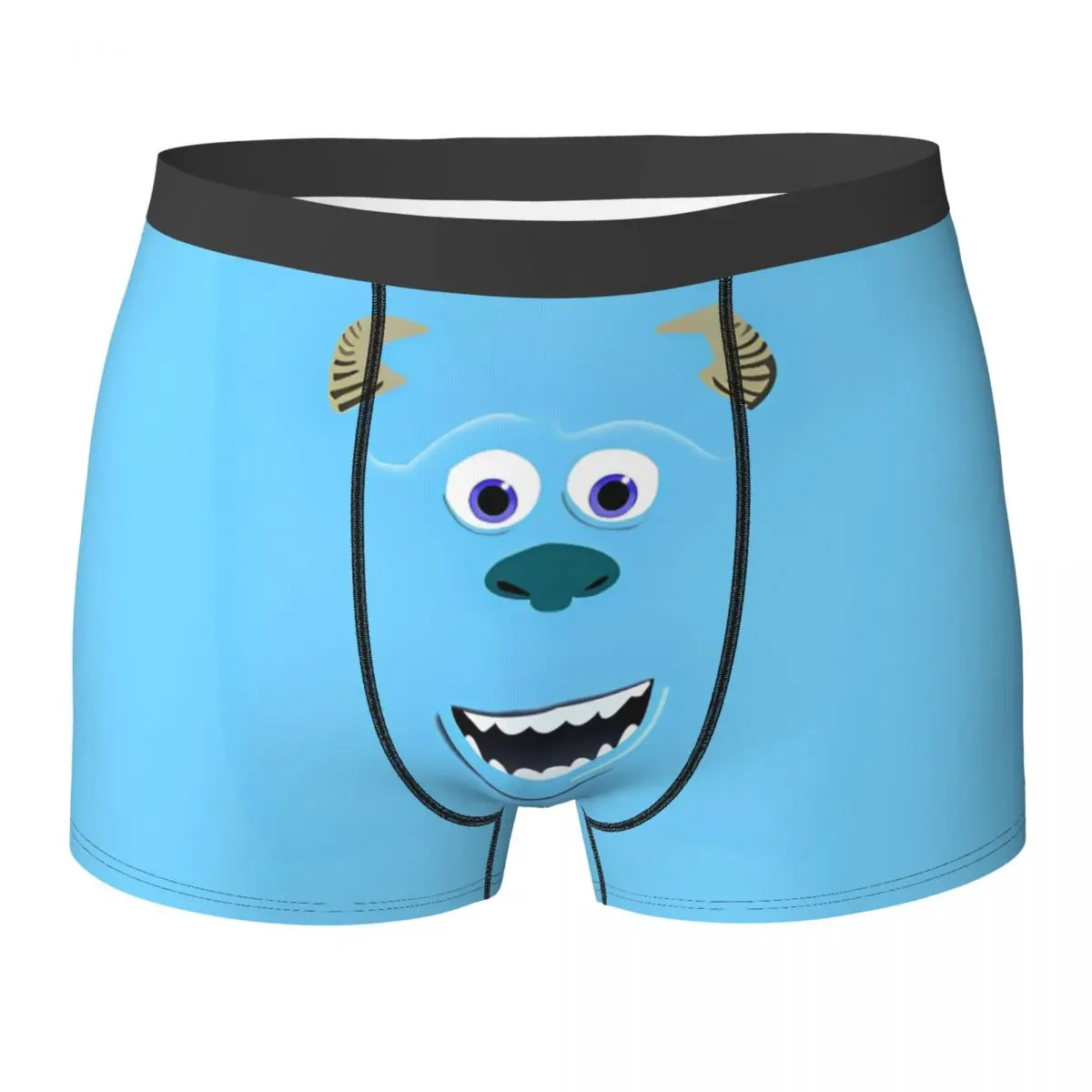 

Cartoon Monsters Inc Underwear Men's Boxer Brief Comfortable Trunk Hot Sale Pattern Oversize Underpants