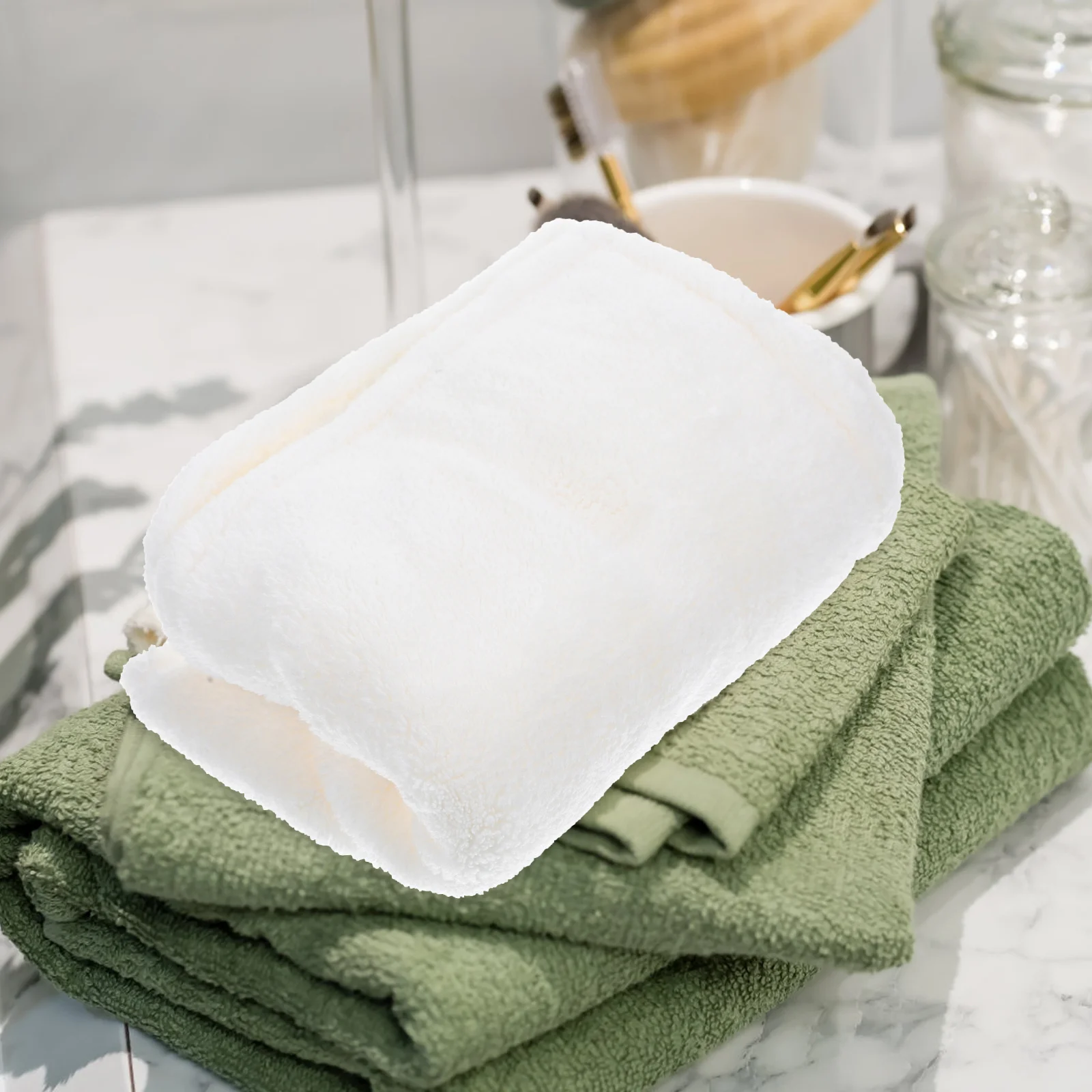 

Cheongsam Shape Hand Towel Skin Friendly Water Absorbing Soft Wear Resistant Multipurpose Hanging Kitchen Bathroom Hand Drying