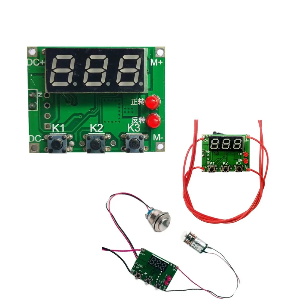 

DC Motor Automatic Cycle Timing Delay Module Forward and Reverse Controller Brushed Motor Signal Trigger Motor Control Board