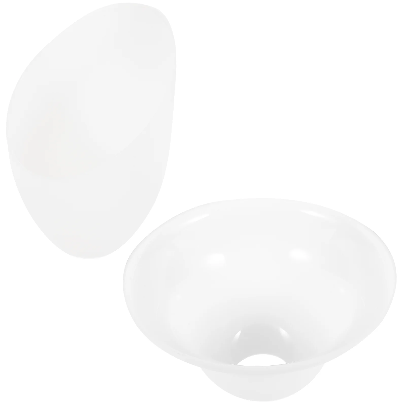 Paralume per prevenzione polvere da 2 pezzi Tavolo con copertura unica Scrivania in plastica a forma di ombrello semplice