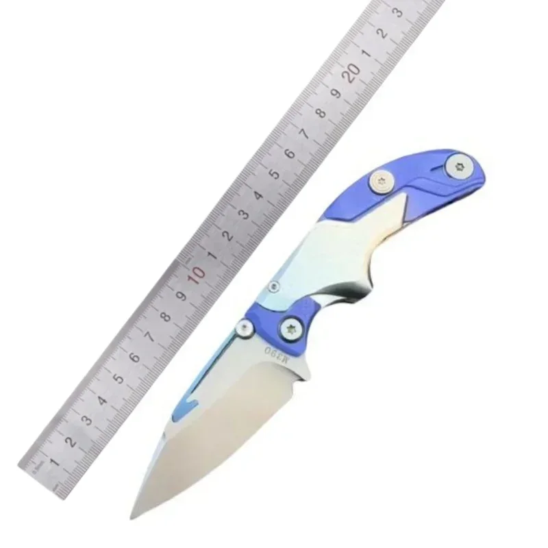 Yaoguang Pocket Folding Knife M390 Blade 6061 Aluminum Alloy Handle Tactical Hunting Camping EDC Survival Tool Knives