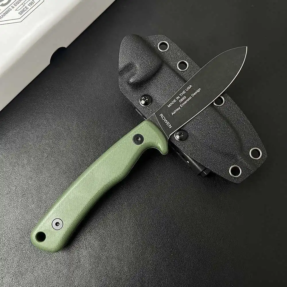 edc-ワイルドネスキャンプ用高硬度折りたたみナイフ-esee-agk-フォレストエスケープバックパック用カッティングツールポケットナイフ-キデックスシース付き