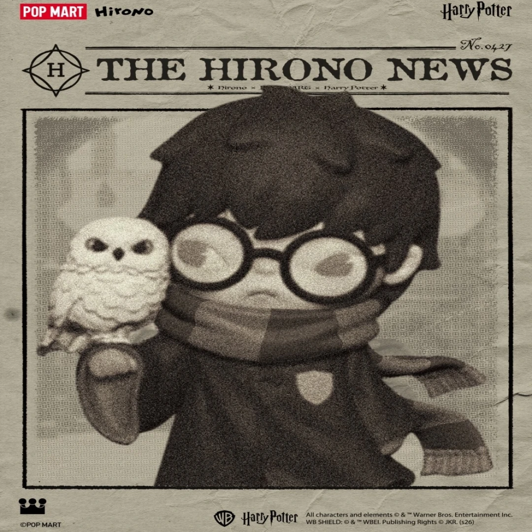 POP MART Serie Hirono Harry Potter Caja Misteriosa Original Caja Sorpresa Juguetes de Adivinación Bolsa Adorno Figuras Decoración del Hogar Muñeca de Escritorio
