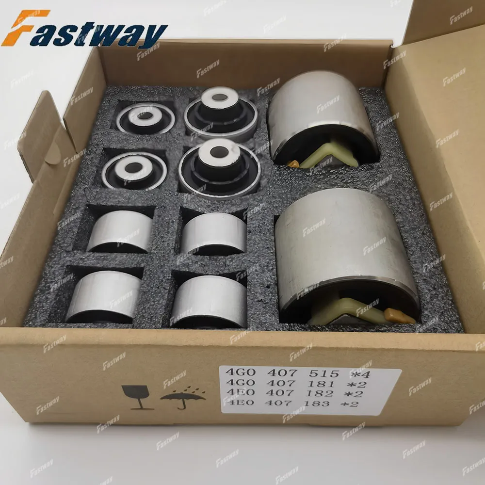 10PCS Front Control Arm Bushing Kit For Audi A8 S8 D3 VW Phaeton Bentley GT GTC