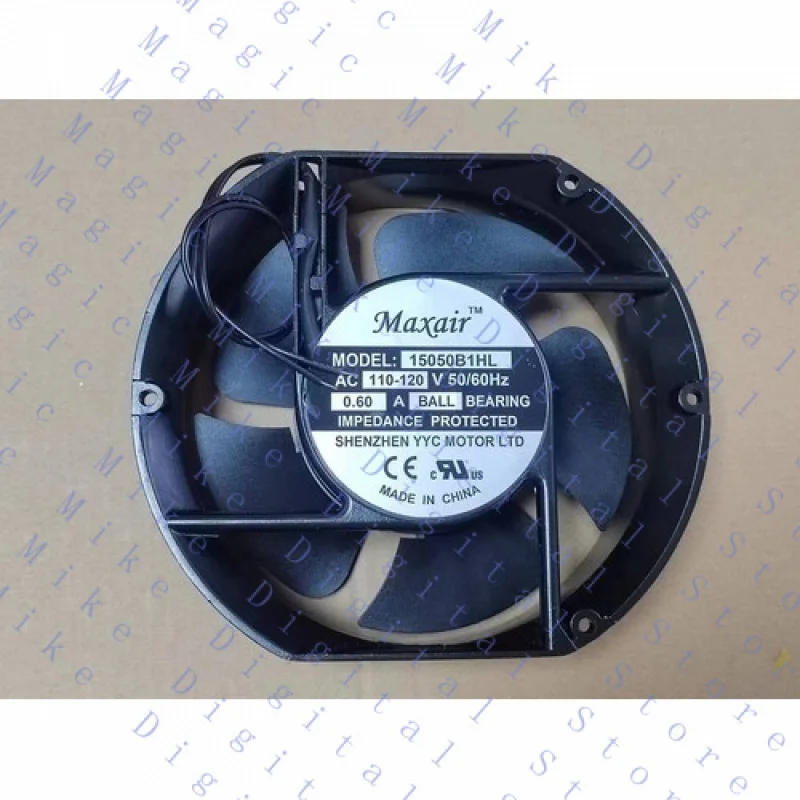 

UU 1pcs 2 WIRE cooling fan 15050B1HL AC 110-120V 0.60A 17251 17CM​