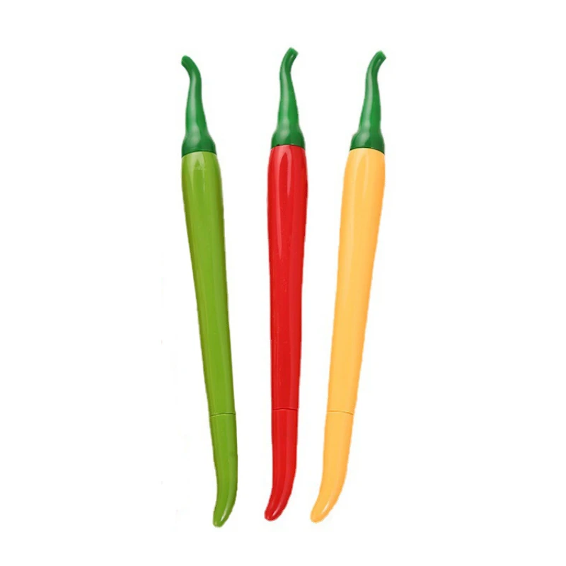 

3pcs/bag Cute Simulation Pepper Shape Cayenne Series Gel Pens Fashion Office School Stationery Writing Pen For Kids Signing Pen