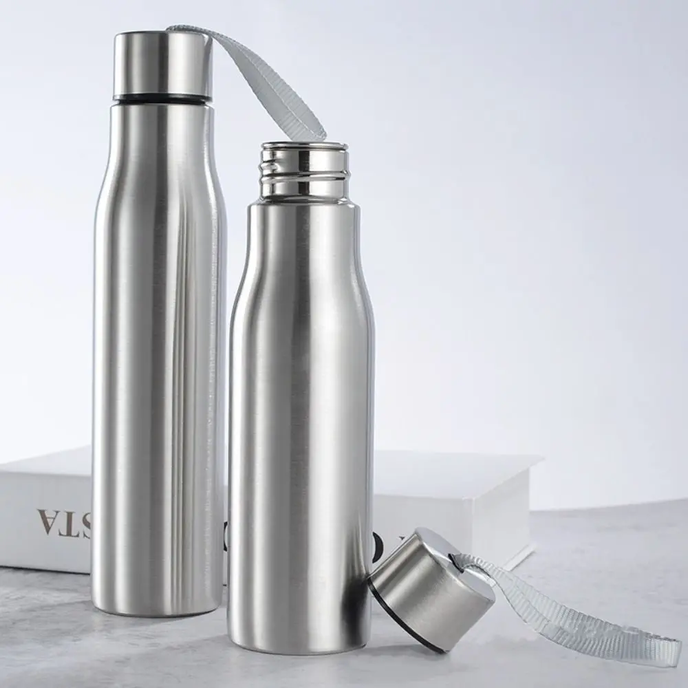 500ml/1000ml Stainless Steel Water Bottle with Handle Portable Hot Cold Water Bottle for Cycling Sports Travel