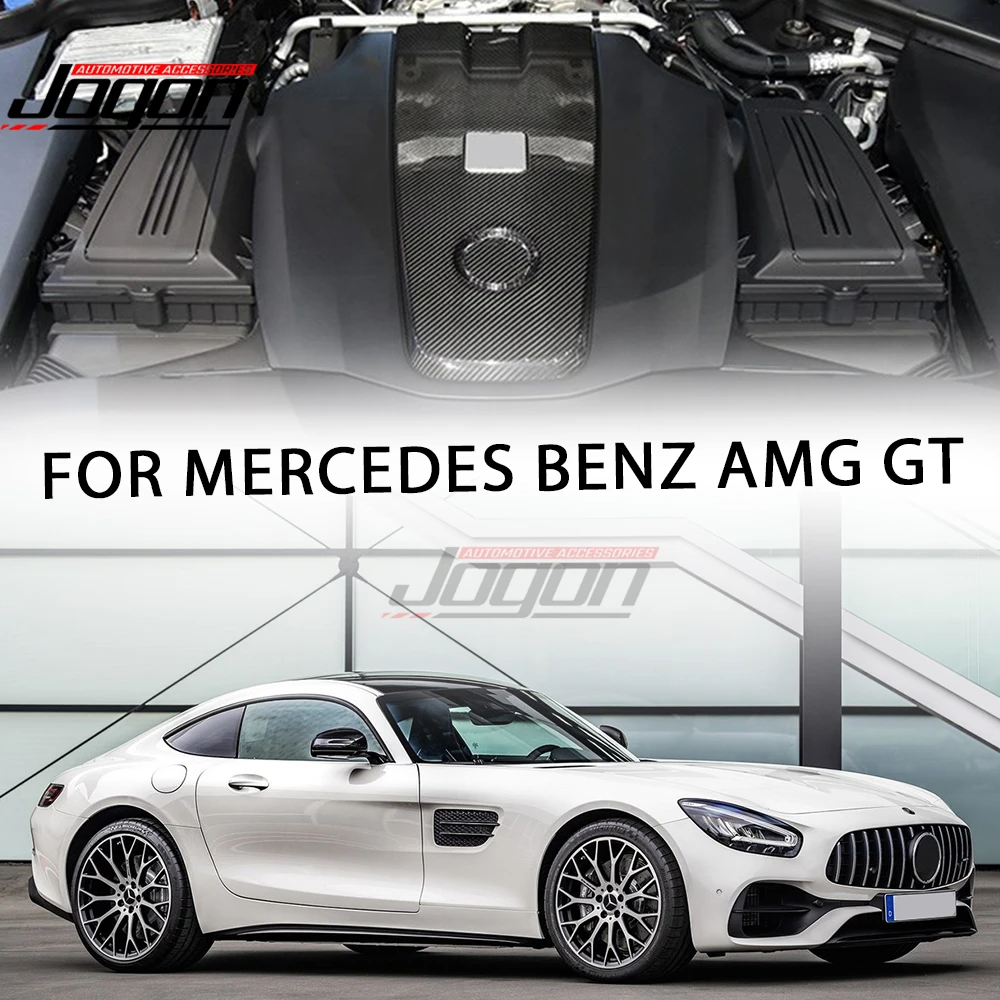 

Для Benz GAMG GTR/GTC C190 4,0 T 2015-2023 протектор капота автомобильного двигателя из углеродного волокна, комплект кузова двигателя, крышка капота, аксессуары для отделки