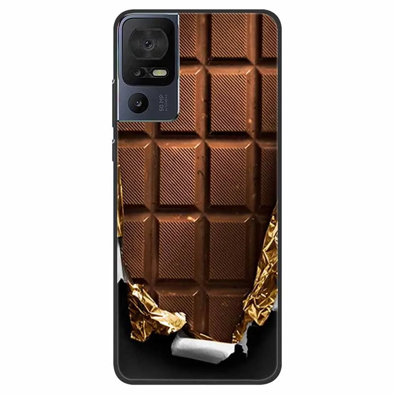 For TCL 40 SE Case 40SE Shockproof Soft silicone TPU Back Cover For TCL 40 SE Phone Cases TCL40SE Full protective Fundas 2023