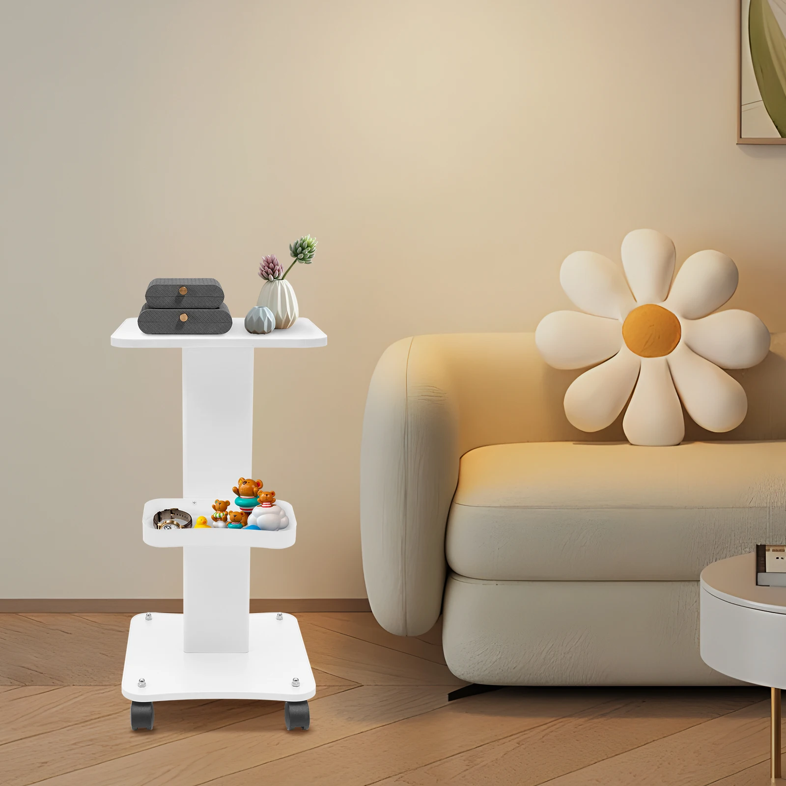 NEW Trolley Cart,Salon Spa Tray Rolling Trolley Stand Mobile Cart,Beauty Instrument Storage Tray,Tattoo Table Work Salon Station