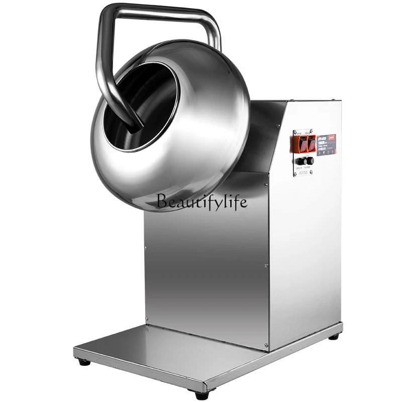

Commercial polishing machine, processing sugar coating machine with hot air