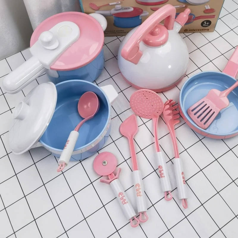 Simulazione per bambini Play House Kitchen Toy Baby Cooking Set di stoviglie cucina educativa finta Kid For Girl Toys Gifts